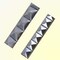 1 Yard Silver Stud Iron On Trim 1/2 Inch Metallic Tape for Clothing